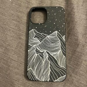 Black Night Panorama iPhone 13 Mini Case Pela Case